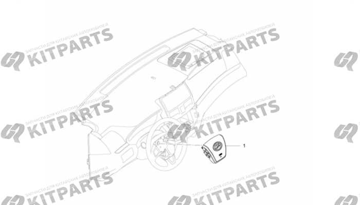 Подушка безопасности водителя Lifan Cebrium