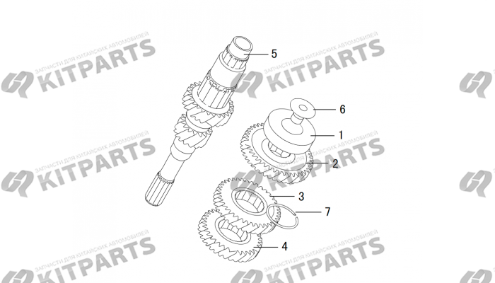 Шестерни выходного вала Haval