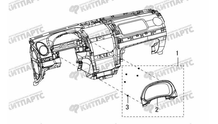 Накладка комбинации приборов Great Wall DW Hower H5