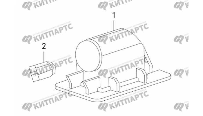 Фонарь освещения номерного знака Great Wall