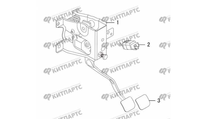 Педаль сцепления Great Wall