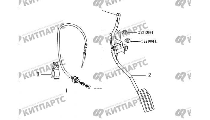 Педаль газа Great Wall