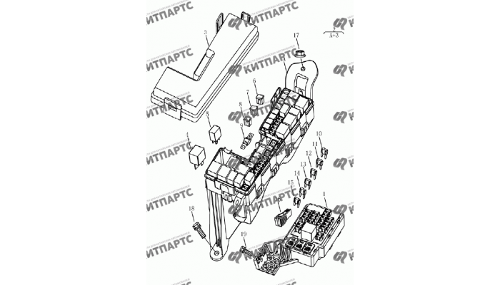 Блок предохранителей Geely